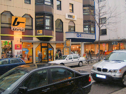 Q4 Passage von der Mannheimer Fressgasse aus